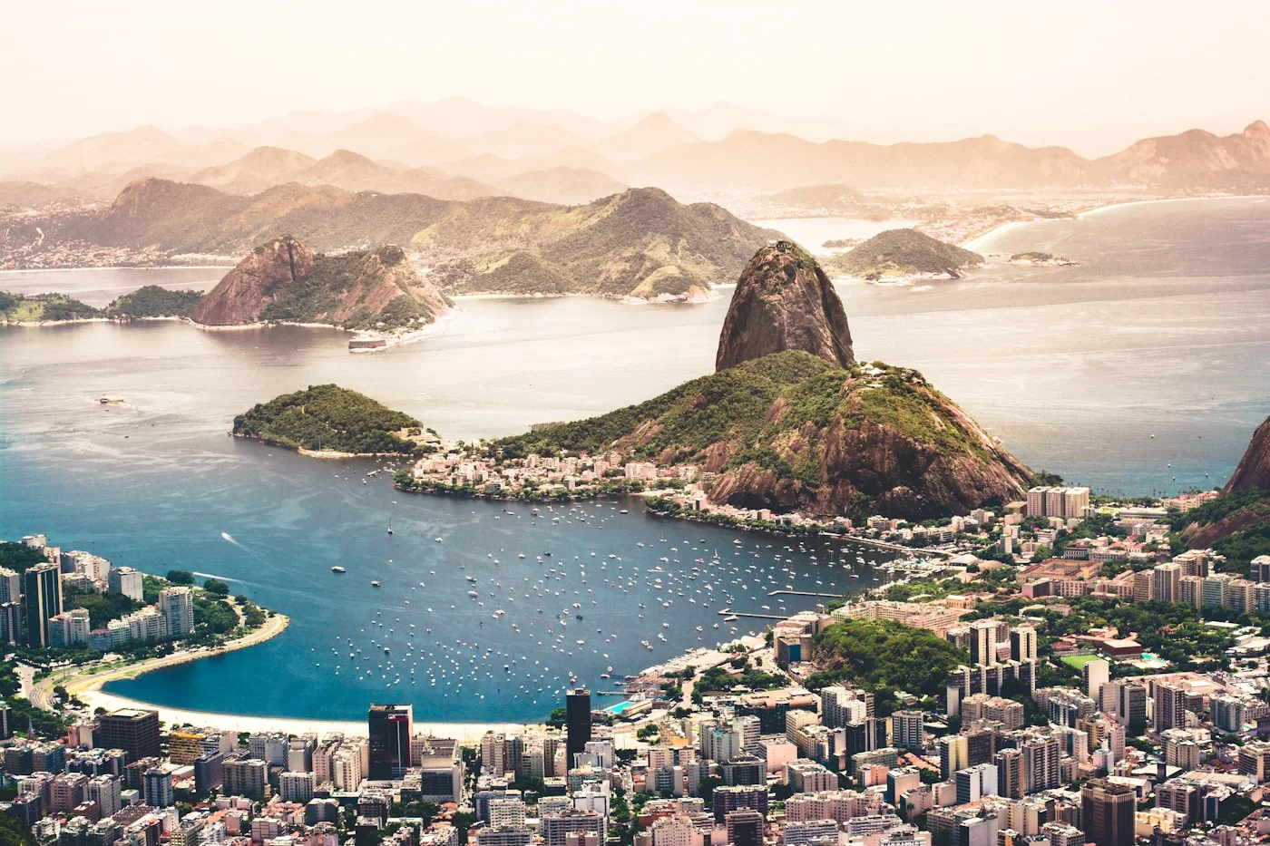 Vista panorâmica de Ipanema, Rio de Janeiro